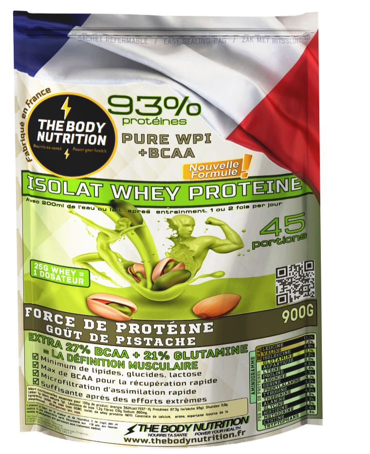 ISO WHEY 93% PISTAHE 900G