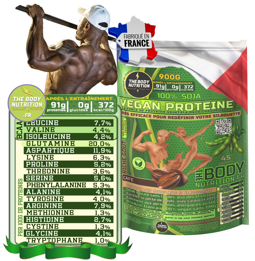 VEGAN LUX SOJA 91% PROTEINE 900g