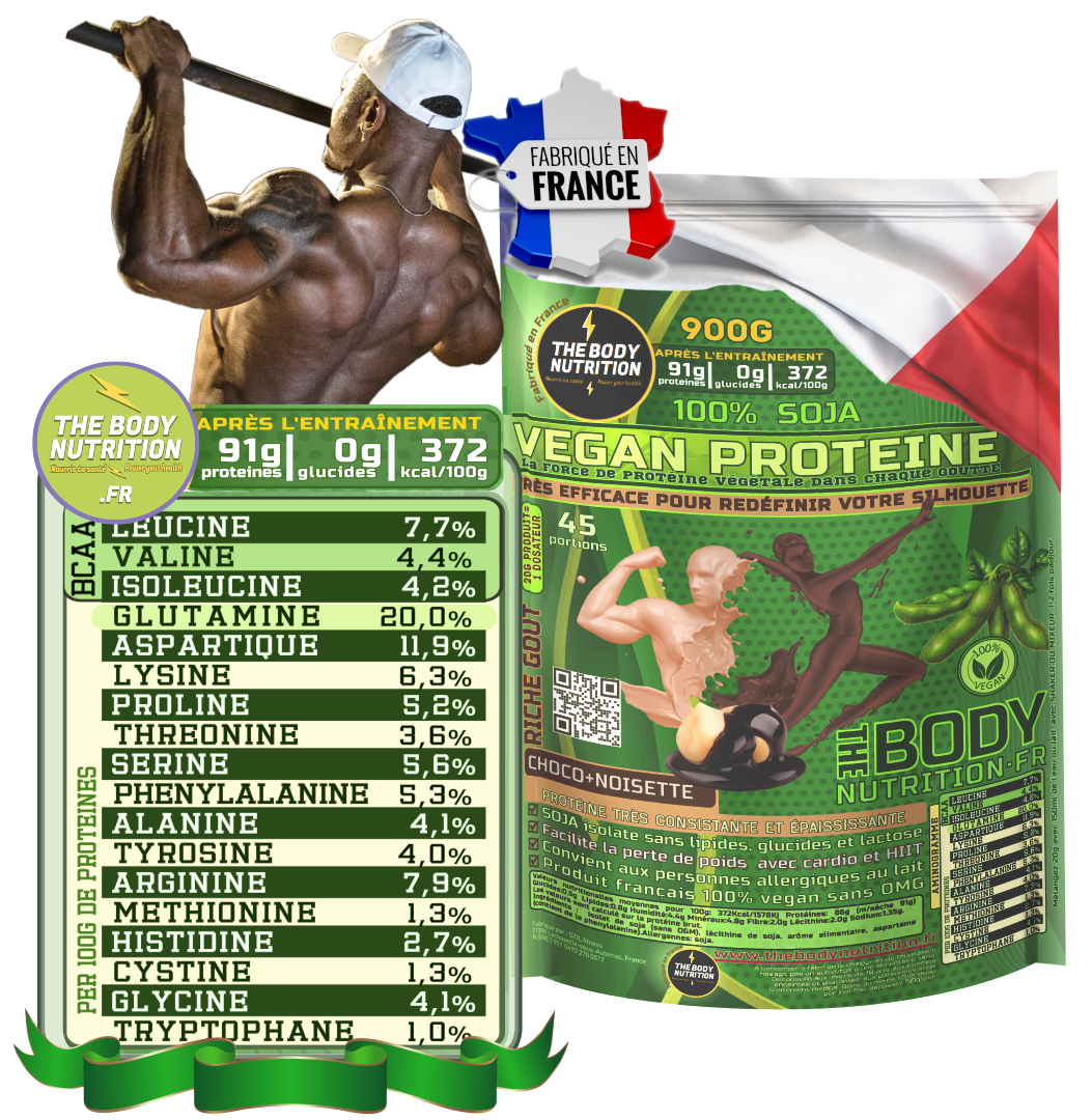 VEGAN LUX SOJA 91% PROTEINE 900g