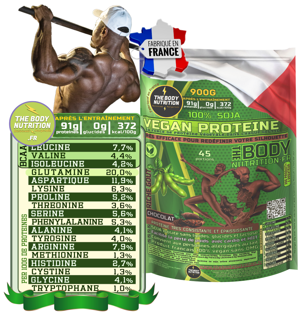 VEGAN LUX SOJA 91% PROTEINE 900g