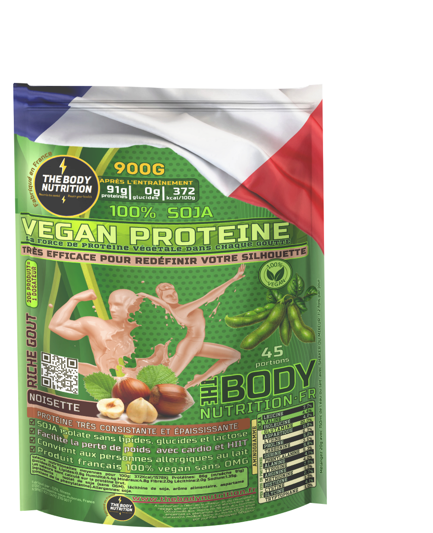 VEGAN LUX SOJA 91% PROTEINE 900g