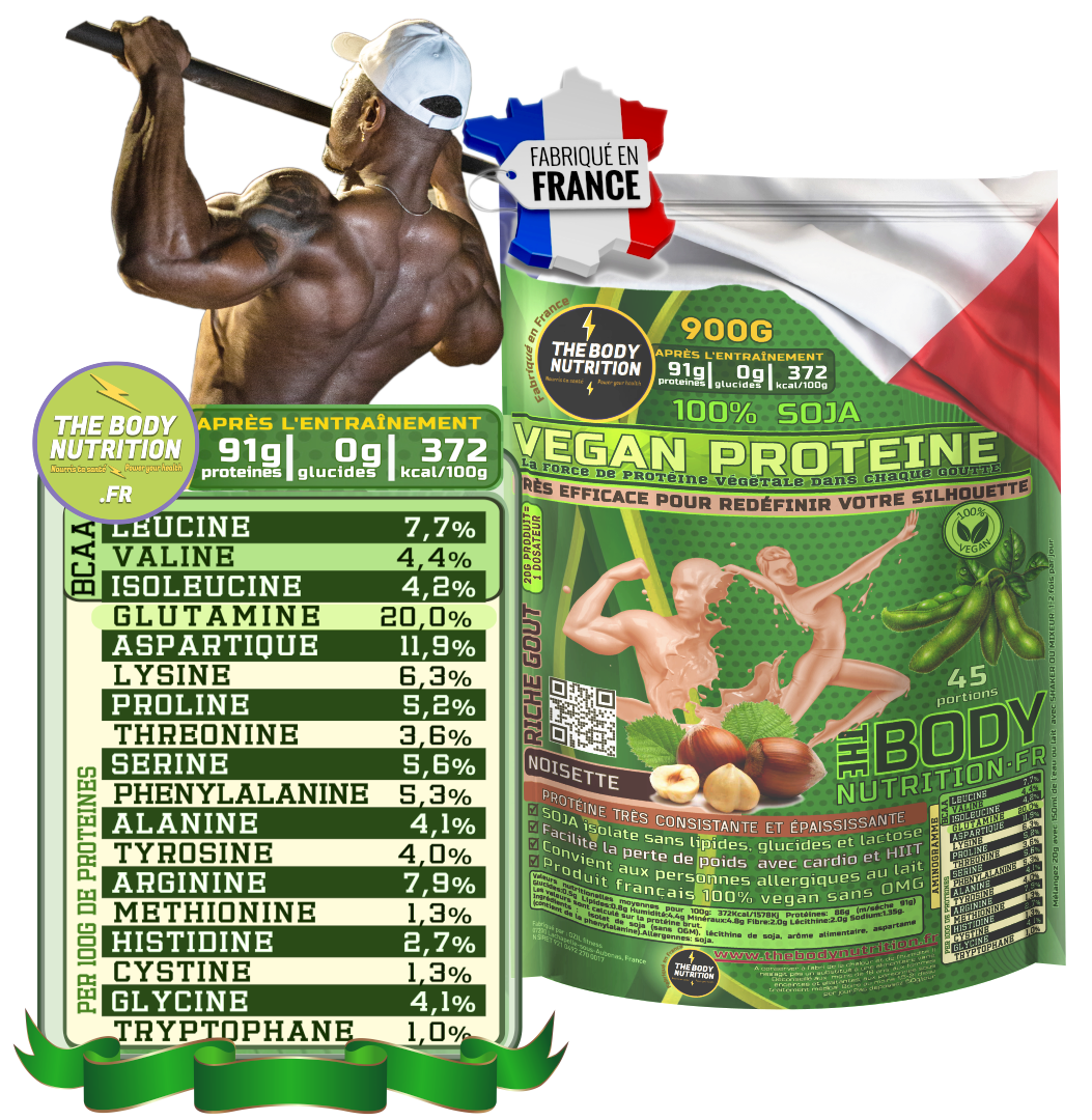 VEGAN LUX SOJA 91% PROTEINE 900g