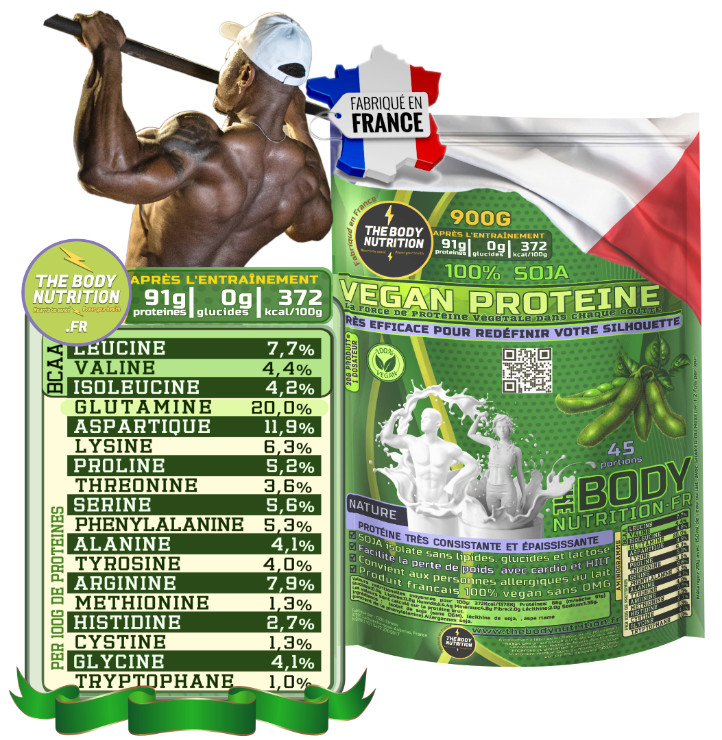 VEGAN LUX SOJA 91% PROTEINE 900g