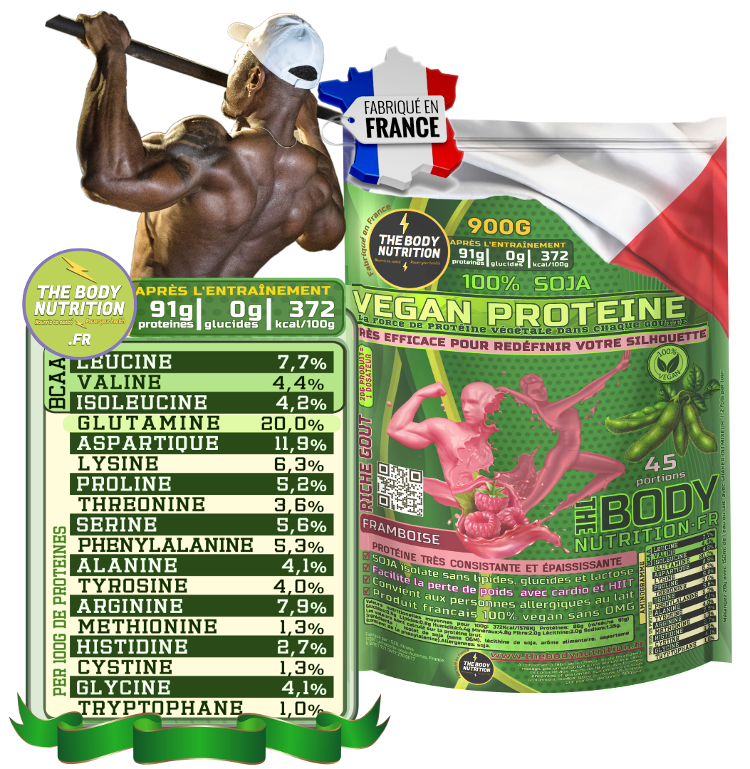 VEGAN LUX SOJA 91% PROTEINE 900g