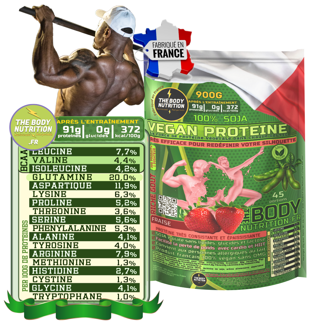 VEGAN LUX SOJA 91% PROTEINE 900g