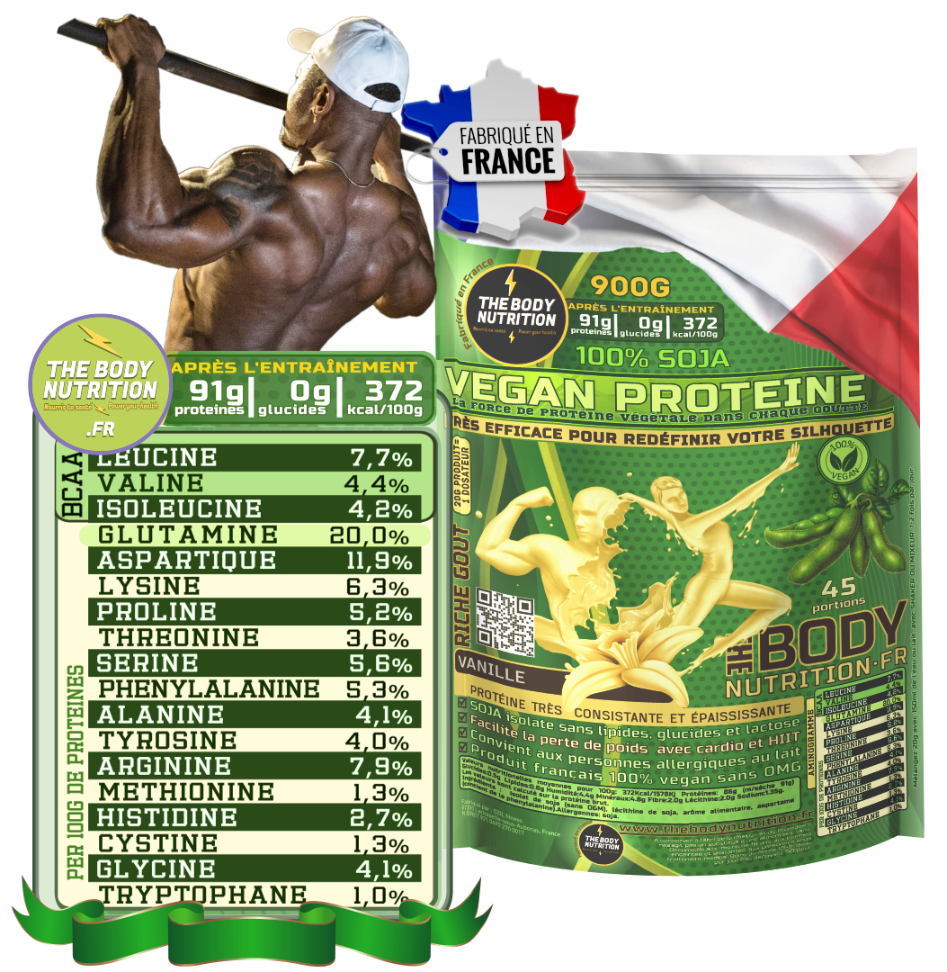 VEGAN LUX SOJA 91% PROTEINE 900g