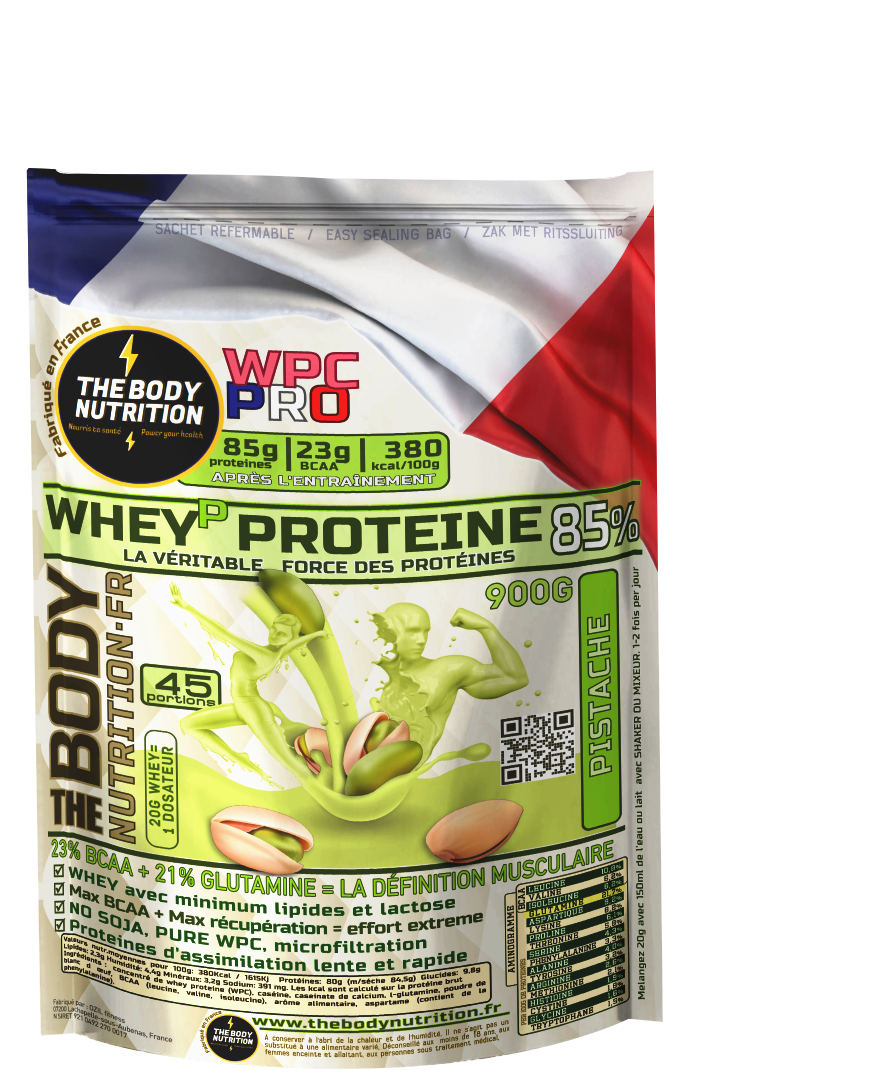 WHEY-PRO 900g 85% proteines 23% BCAA